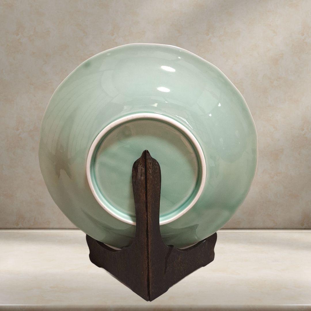 有田焼　利久窯　飾り皿　大皿　置物　深皿　盛皿　インテリア　床の間　骨董　陶器