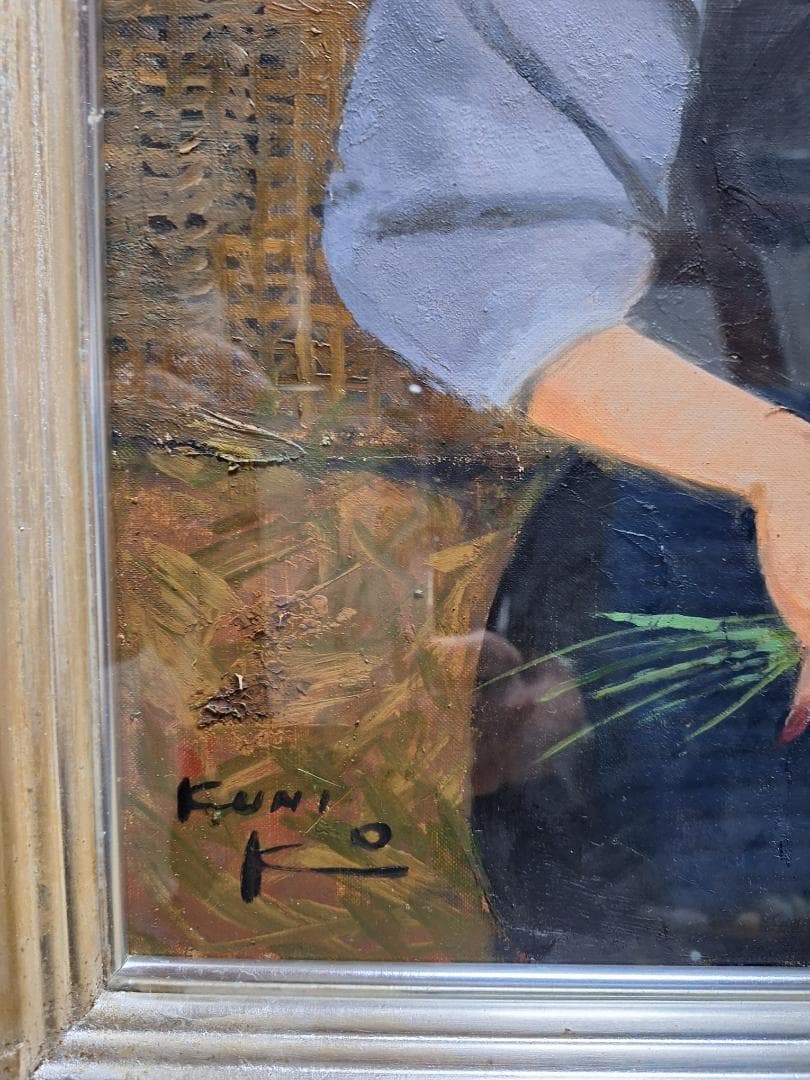 松任谷国子「カントリーソング」 真作Ｆー８号