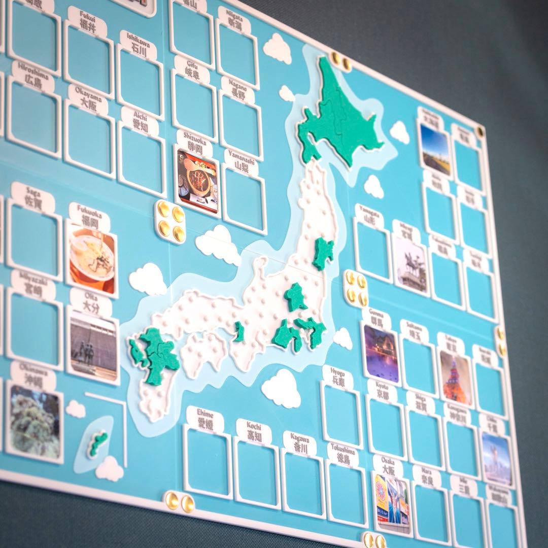 【無地プレートセット】人生の実績解除パズル 日本地図 パズル フォトフレーム