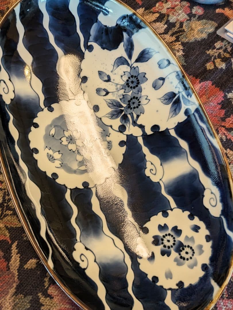 九谷焼 渦福 皿3枚