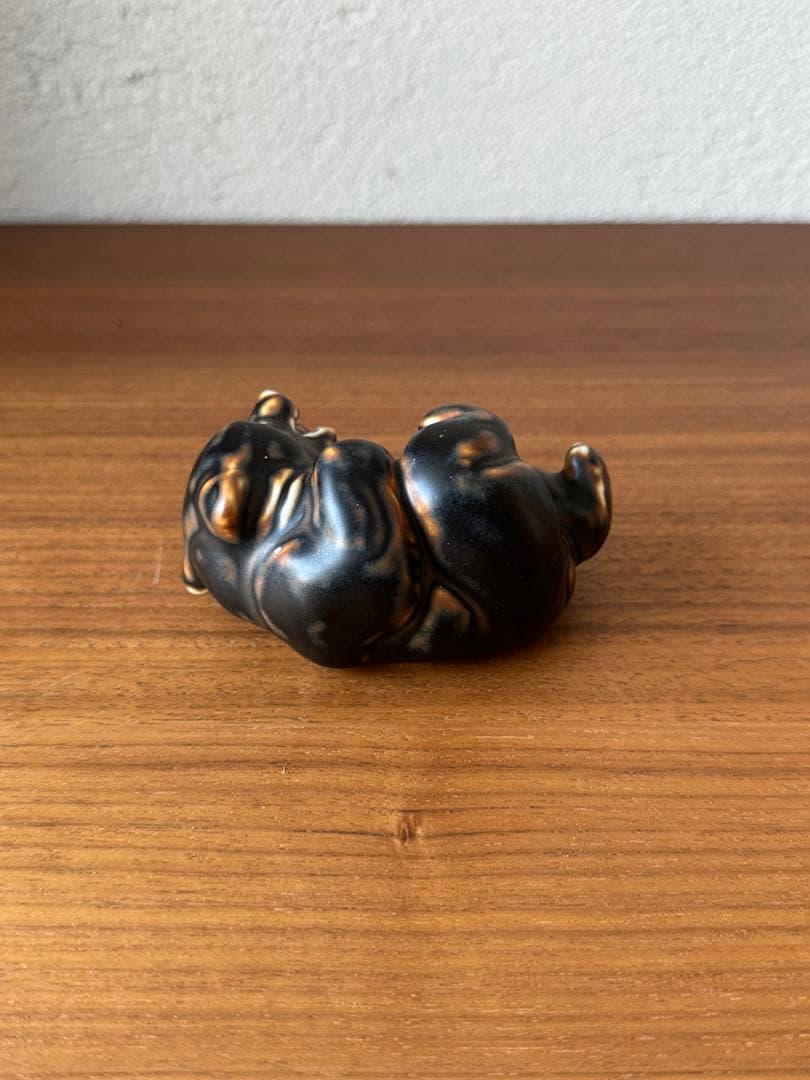 希少1940年代 ロイヤルコペンハーゲン 仰向けの子熊 21432