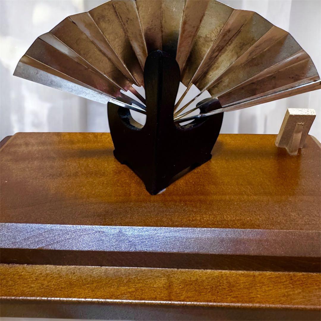 激安オークション！武比古純銀 扇子 四寸五分 銀製 飾り扇松竹梅共箱