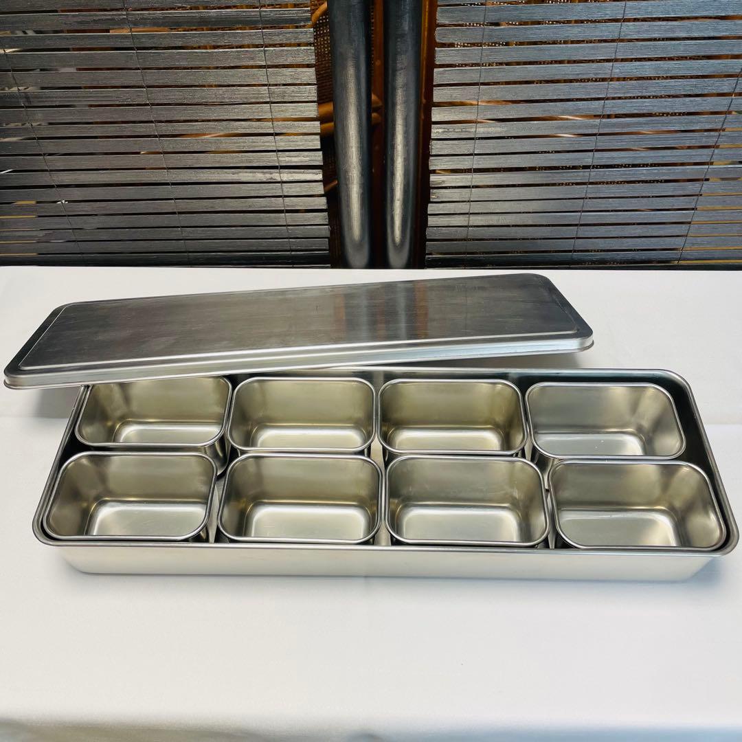 【業務用】ステンレス バット 蓋付き 食材保存容器 セット