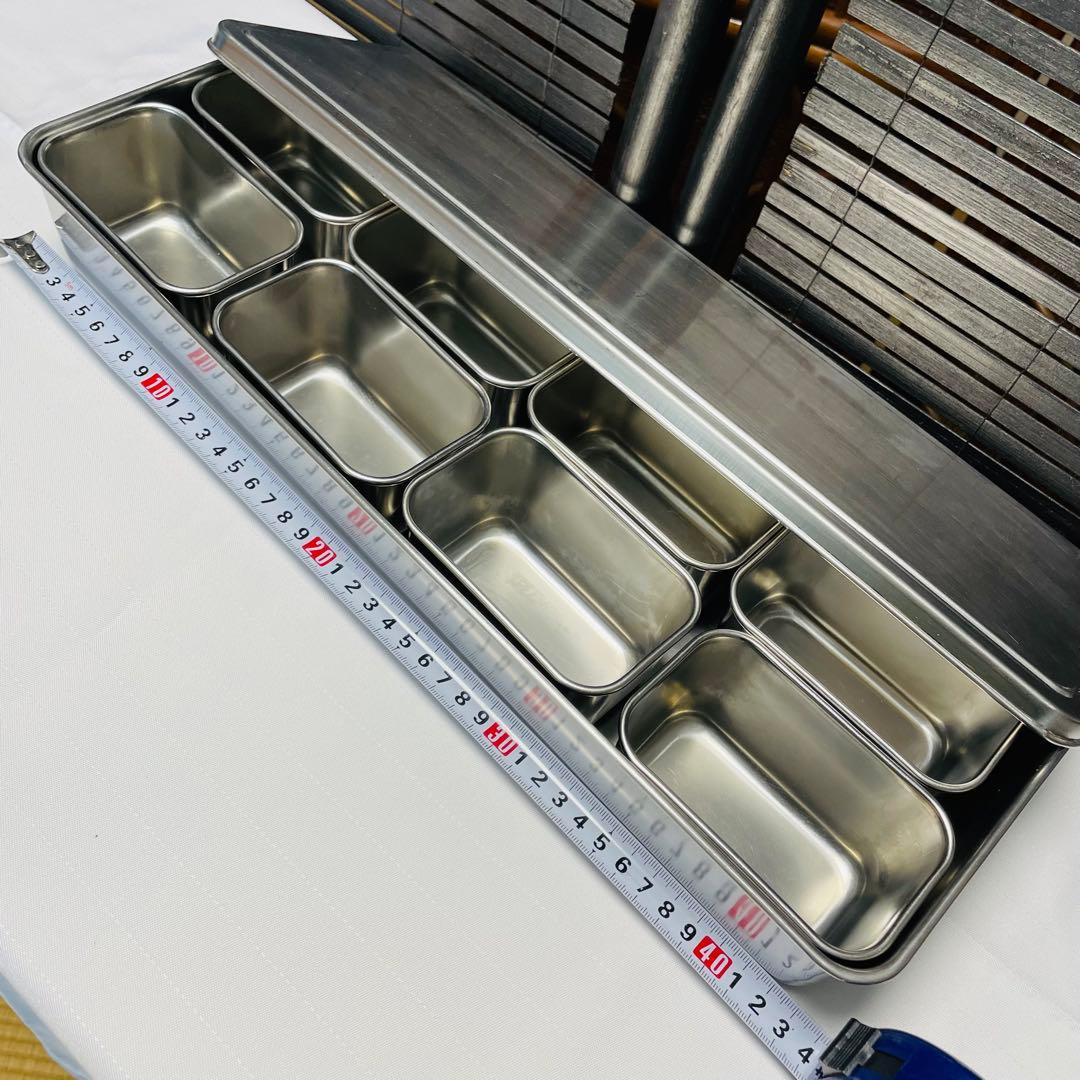 【業務用】ステンレス バット 蓋付き 食材保存容器 セット