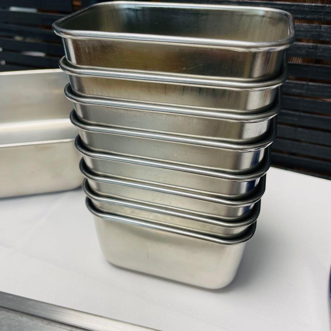 【業務用】ステンレス バット 蓋付き 食材保存容器 セット