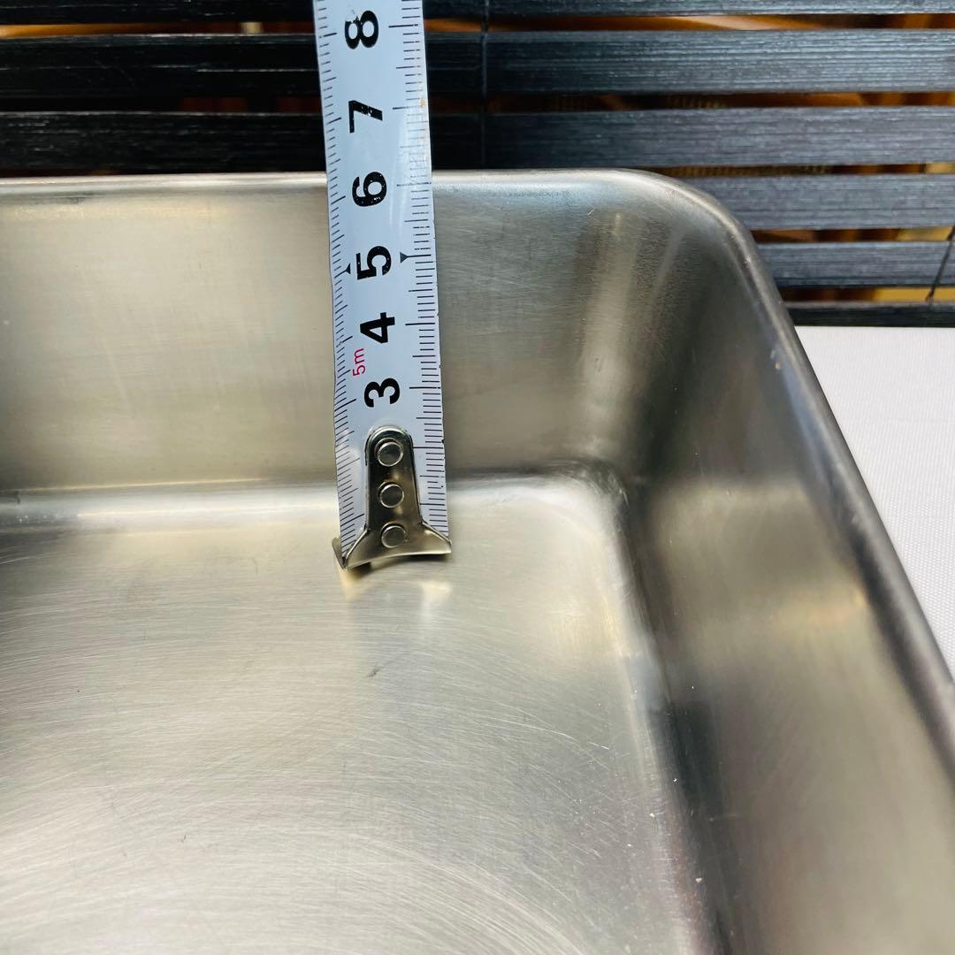 【業務用】ステンレス バット 蓋付き 食材保存容器 セット