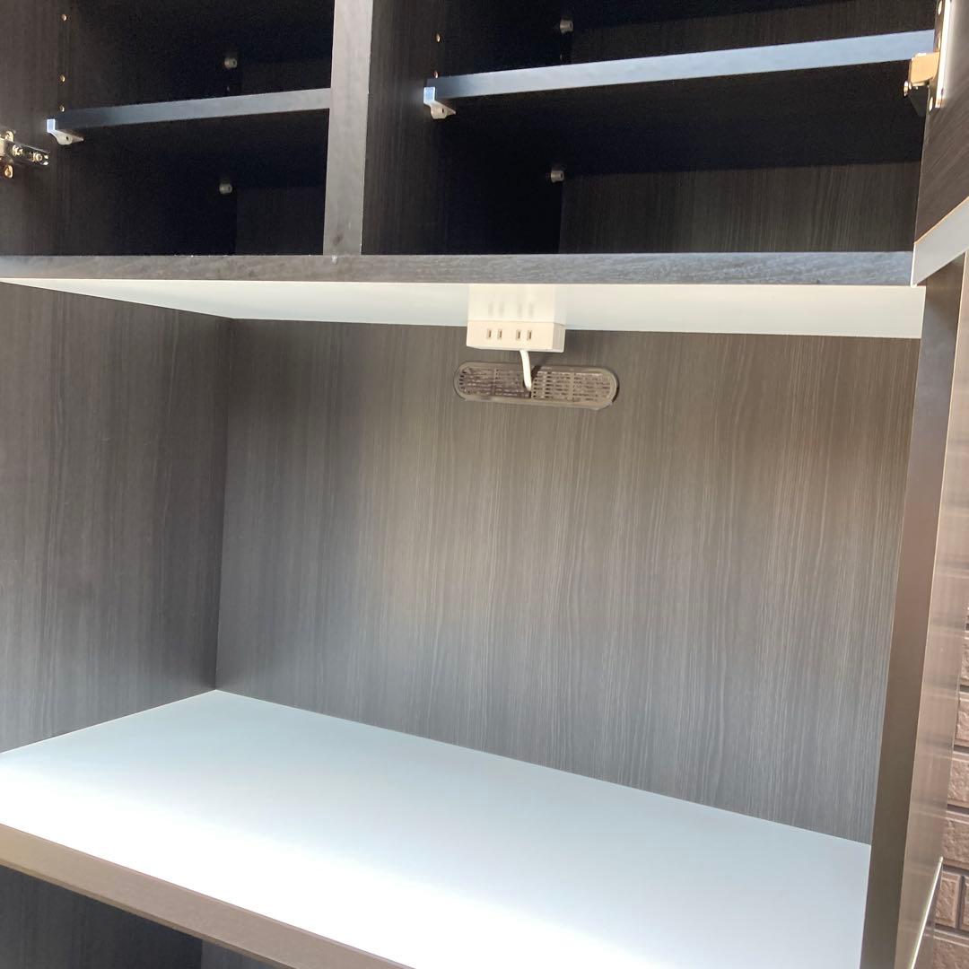 なお☆マンションOKのキッチンボードなんと奥行45cm組立なしスグクル