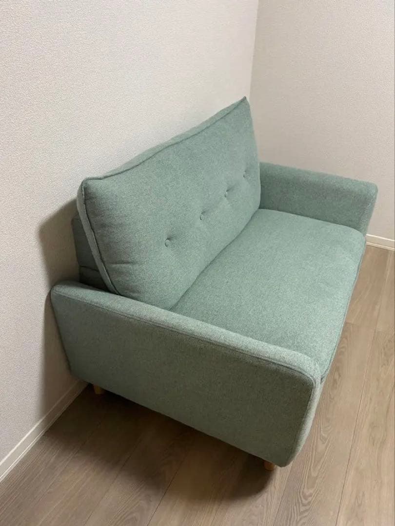 【ご購入者】ニトリ 2人がけ ソファ ローソファにもなるコンパクトソファ