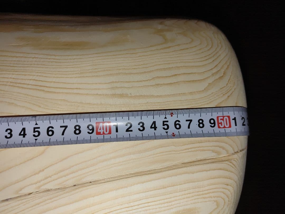 ①大型 ひのき 切り株 ベンチ 間接照明 LEDライト付き フラワースタンド