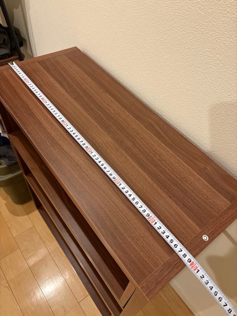 木製ラック ダークブラウン