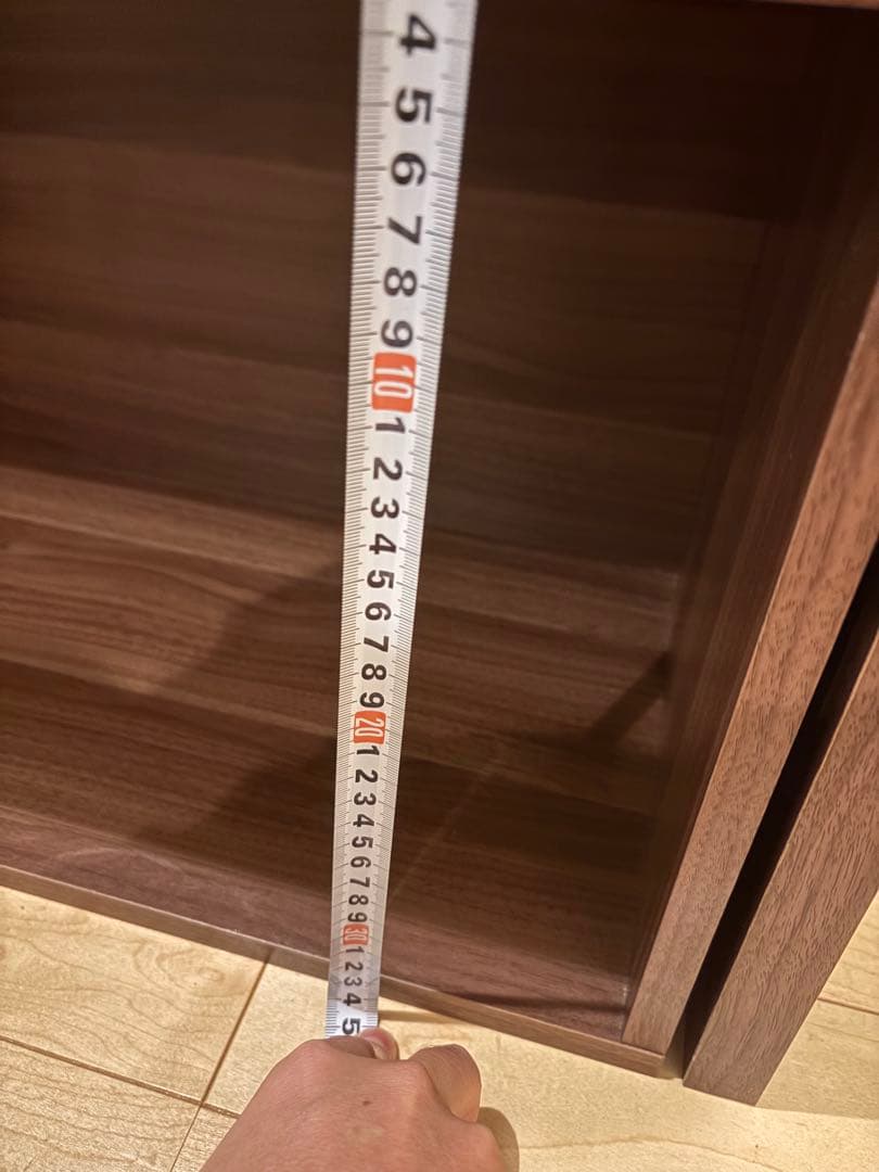 木製ラック ダークブラウン