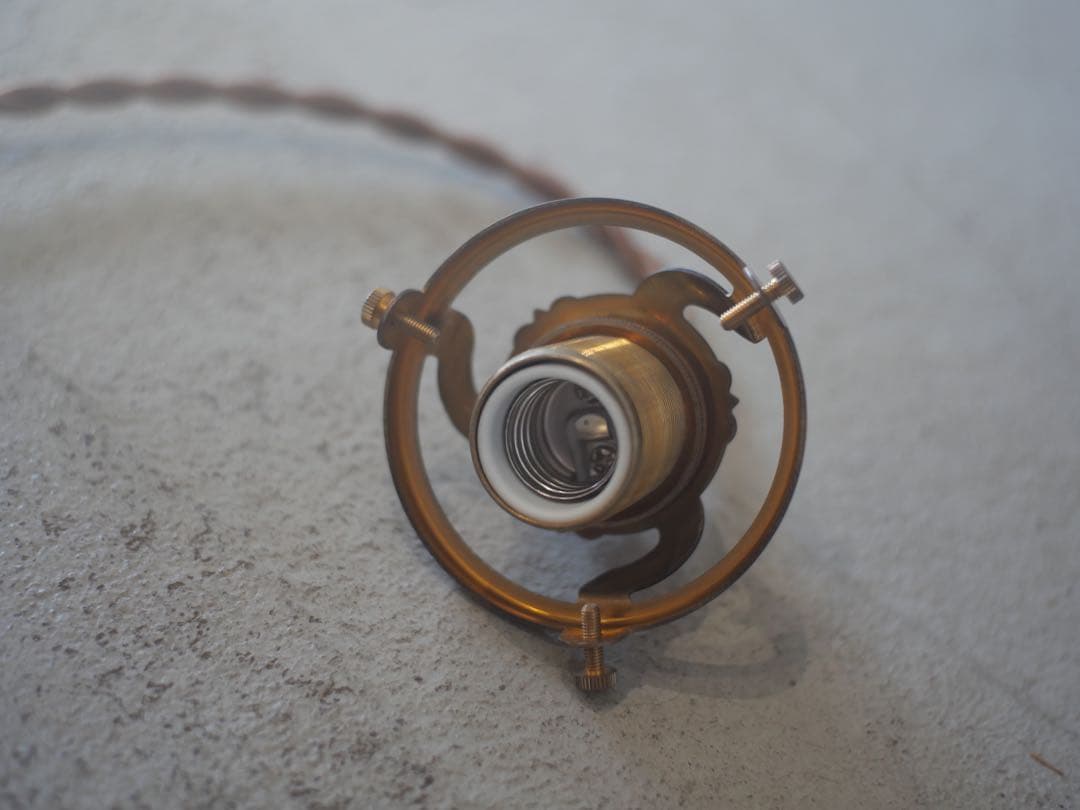 ①アトリエ　ライト　ペンダント　照明　ランプ　古道具　アンティーク　昭和レトロ