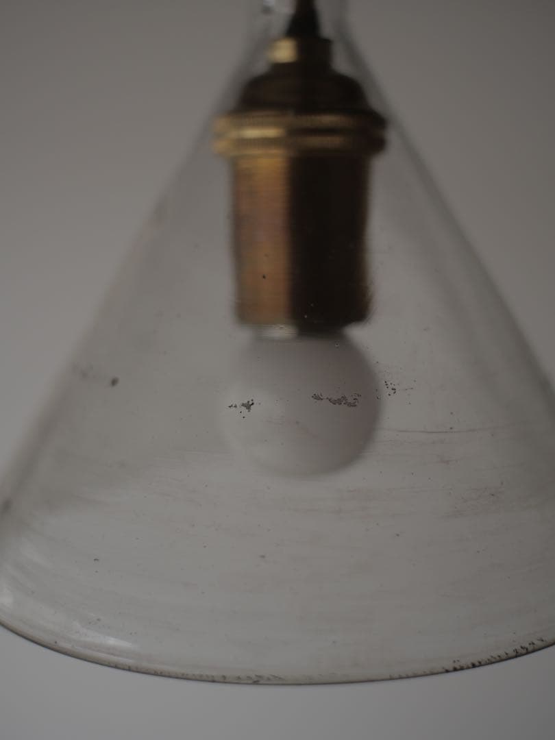 ①アトリエ　ライト　ペンダント　照明　ランプ　古道具　アンティーク　昭和レトロ