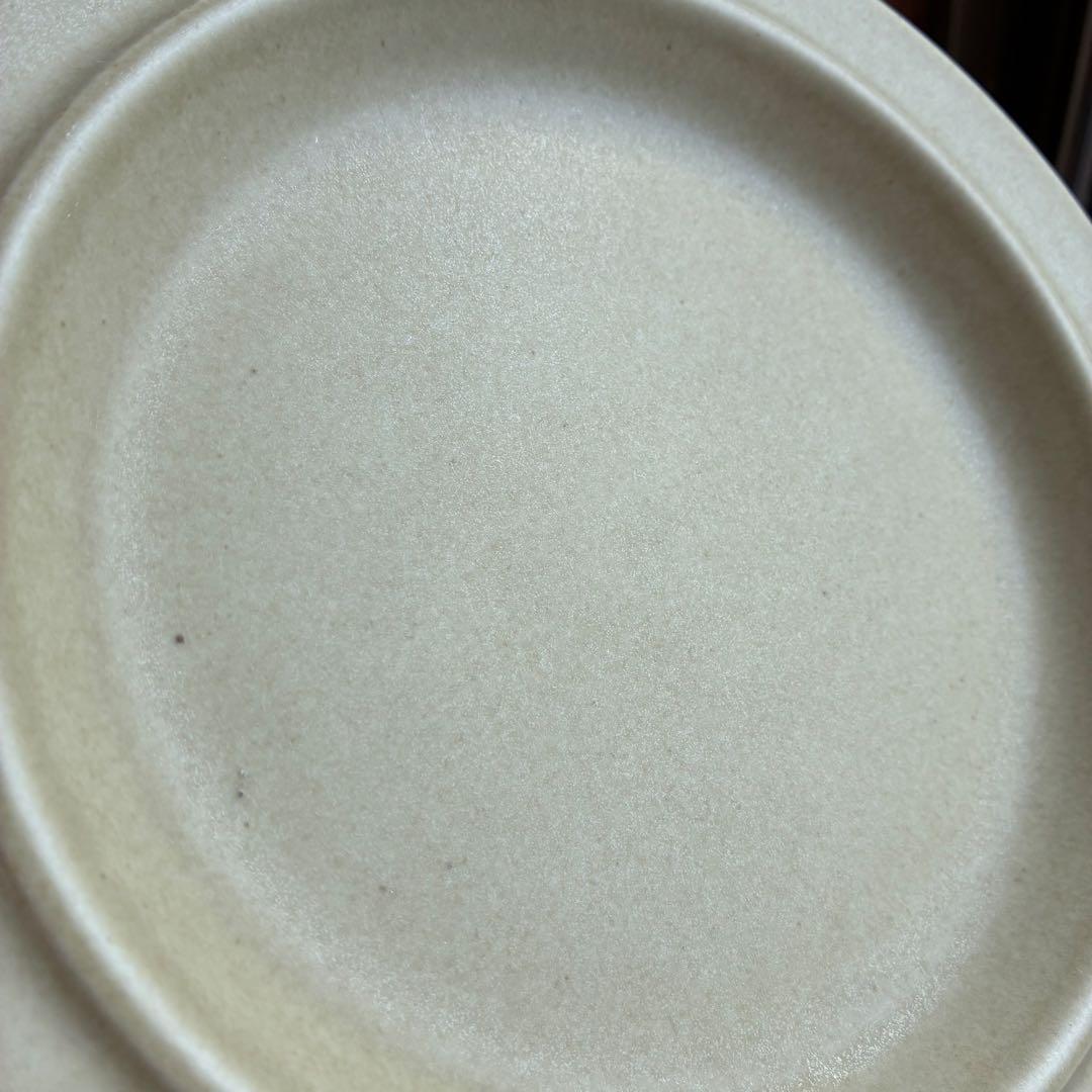 Arabia　Sモデル　プレート　20cm　特別色　ベージュ　パン皿　ケーキ皿