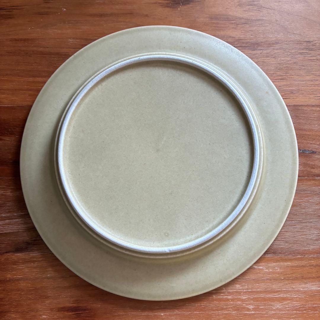 Arabia　Sモデル　プレート　20cm　特別色　ベージュ　パン皿　ケーキ皿