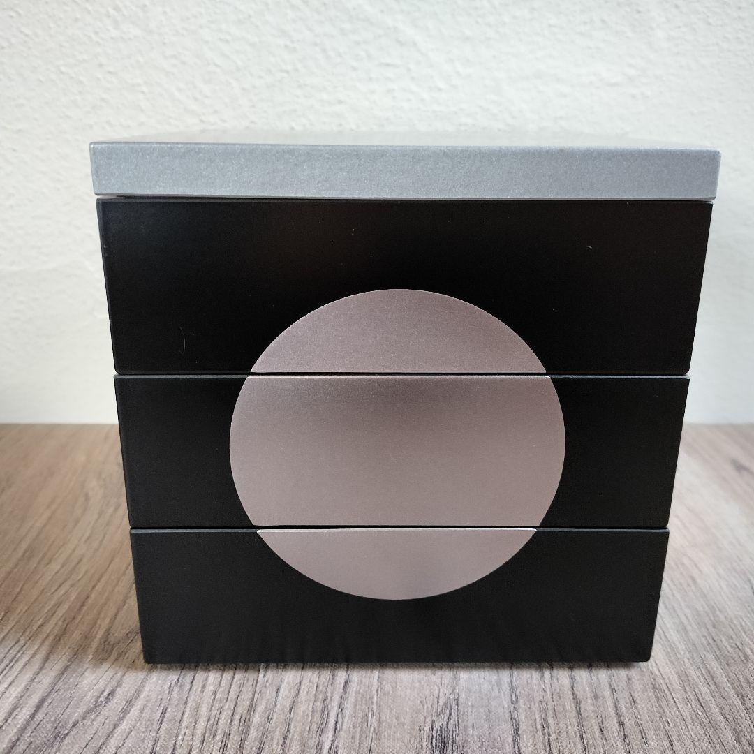 栗原はるみ 三段重 日月柄 重箱 お重　三重 お正月 おせち