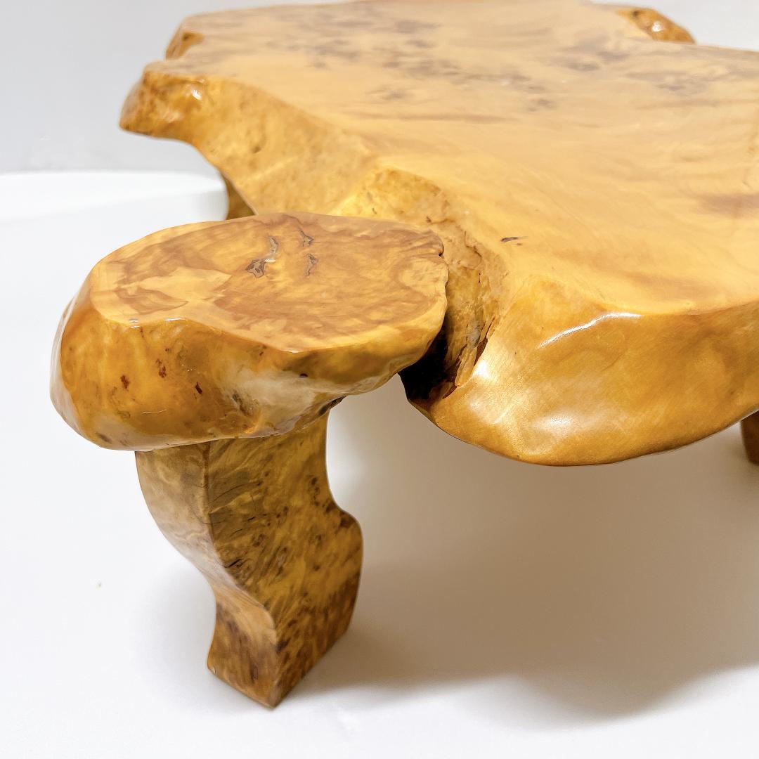 【良品✨送料無料】一枚板 ローテーブル 座卓 和テーブル 天然木 和モダン 和風