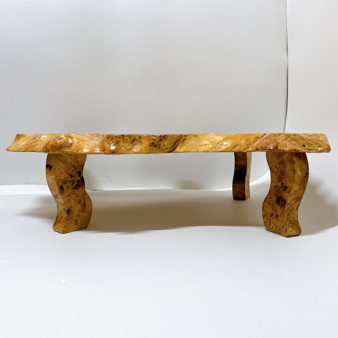 【良品✨送料無料】一枚板 ローテーブル 座卓 和テーブル 天然木 和モダン 和風