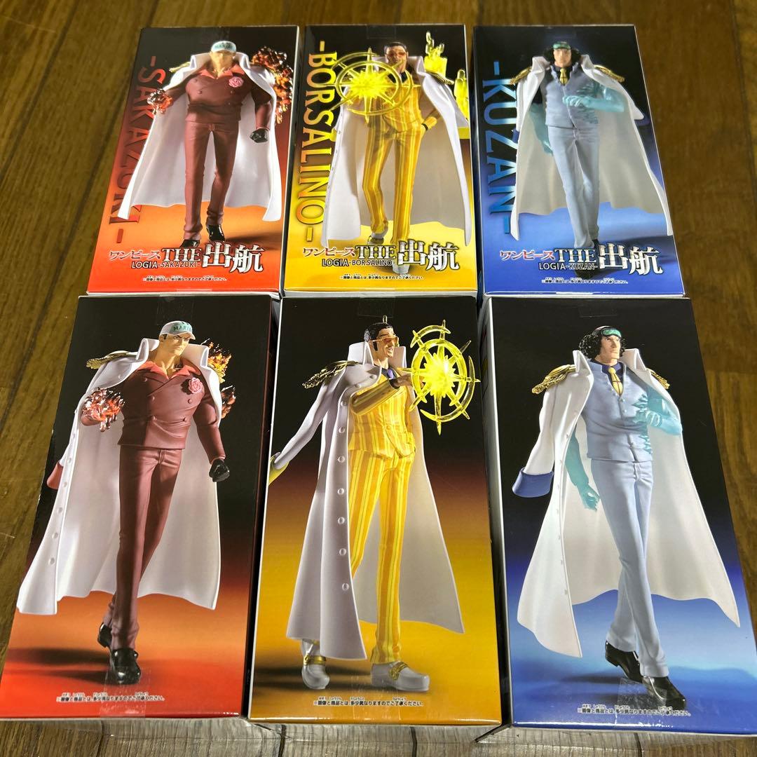 ワンピース THE出航 海軍三大将 フィギュアセット - メルカリ