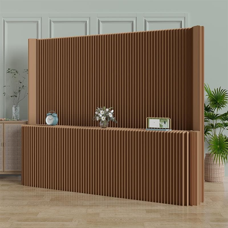 展示台高さ2ｍ長さ1-2ｍ陳列用品組立不要折りたたみパーテーション間仕切り