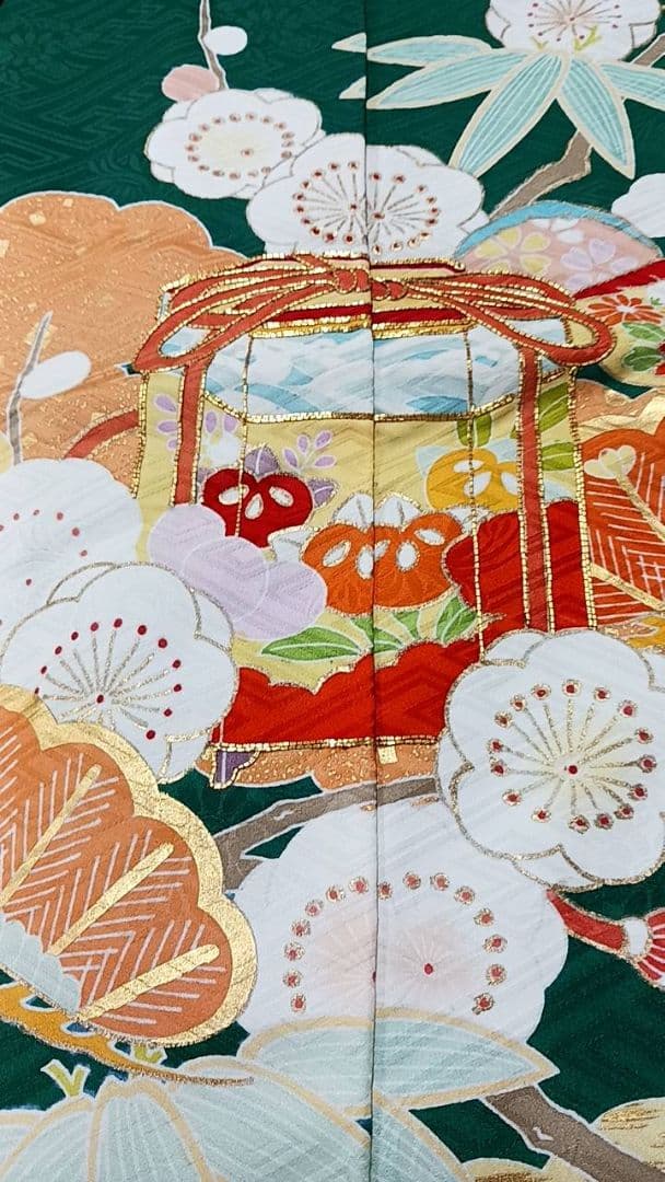 【特選京友禅】七歳お祝い着物 お仕立て付き