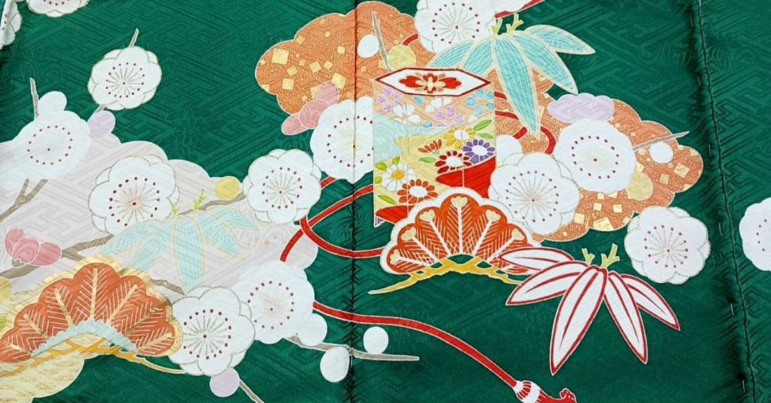 【特選京友禅】七歳お祝い着物 お仕立て付き