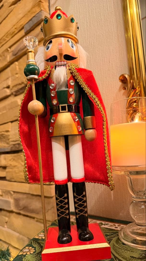 新品未使用王様くるみ割り人形 38cm｜ウィーン購入｜クラシック装飾｜