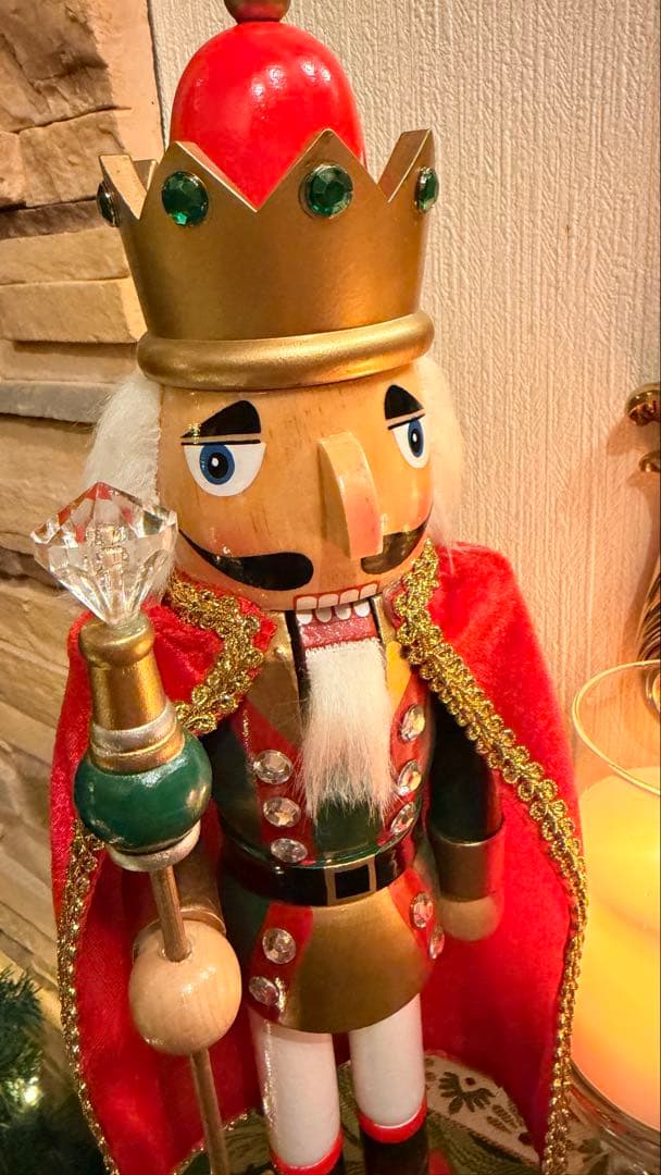 新品未使用王様くるみ割り人形 38cm｜ウィーン購入｜クラシック装飾｜