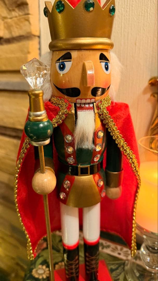 新品未使用王様くるみ割り人形 38cm｜ウィーン購入｜クラシック装飾｜