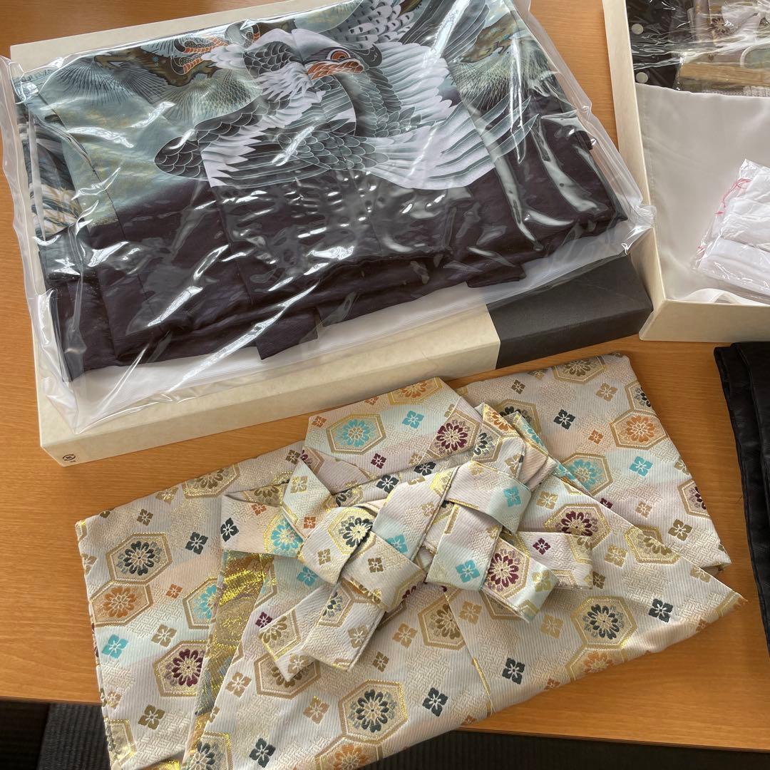 [即日発送します]七五三 男の子 7歳 着物和装セット