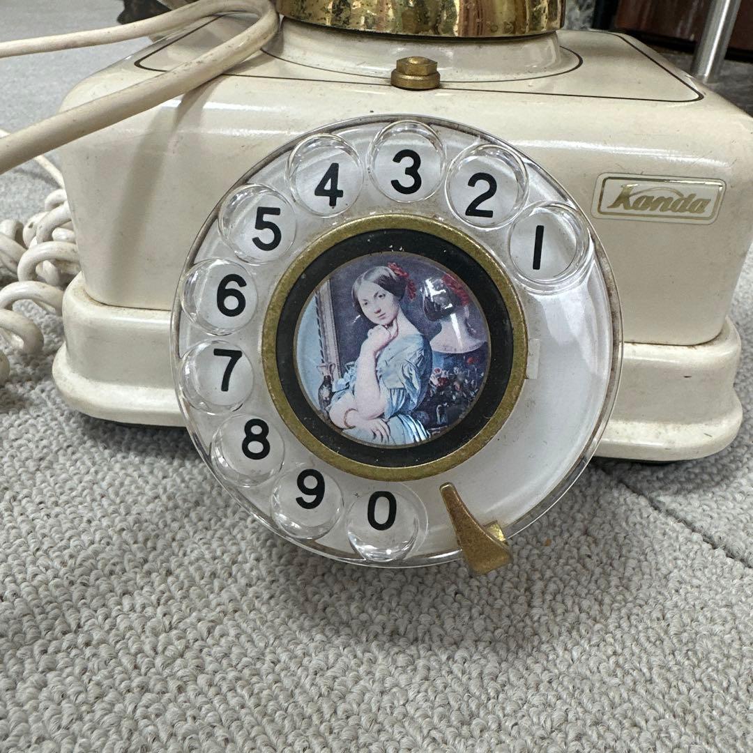 レトロ・アンティーク ダイヤル式電話機　DK-601X2