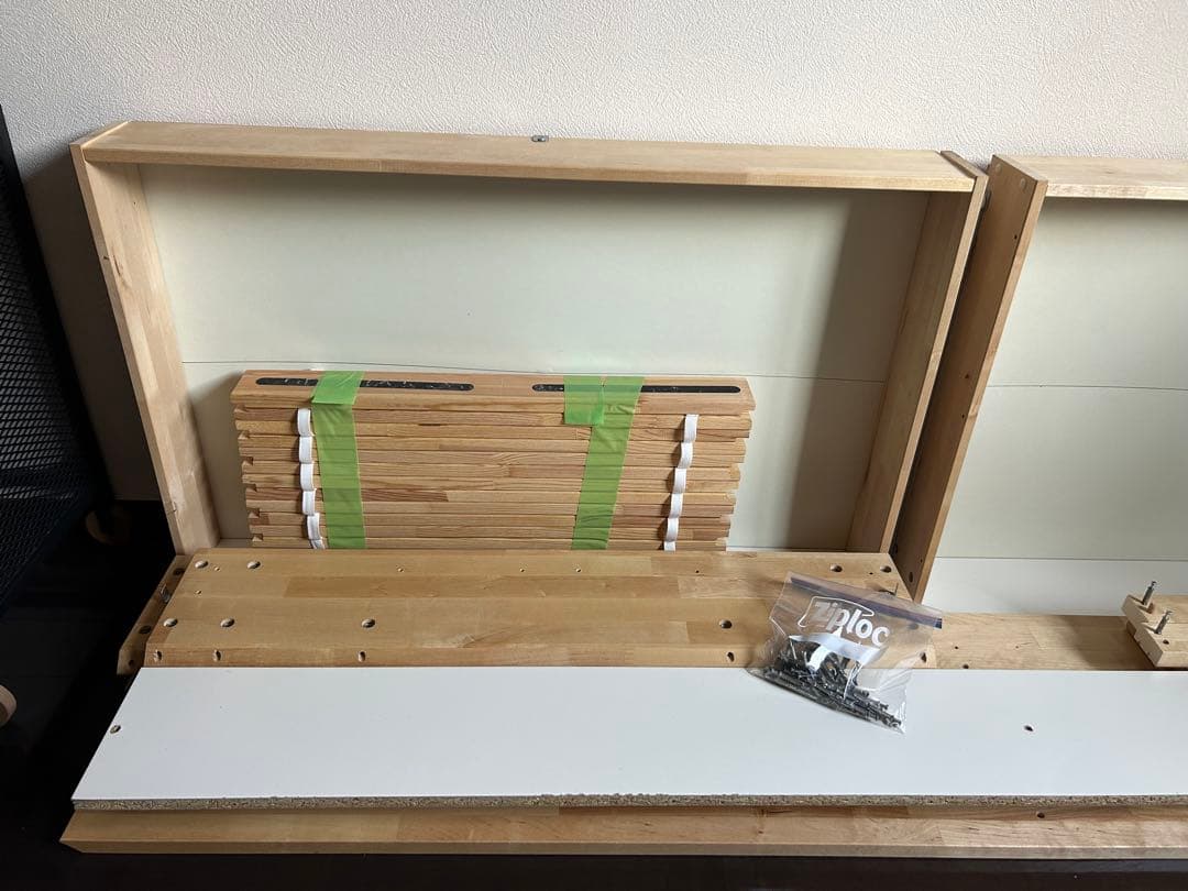 【引取りのみ】IKEA MANDAL マンダール シングル　イケア