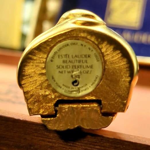 エスティローダー 練り香水 エレファント 金の象 元箱付き ゴールド