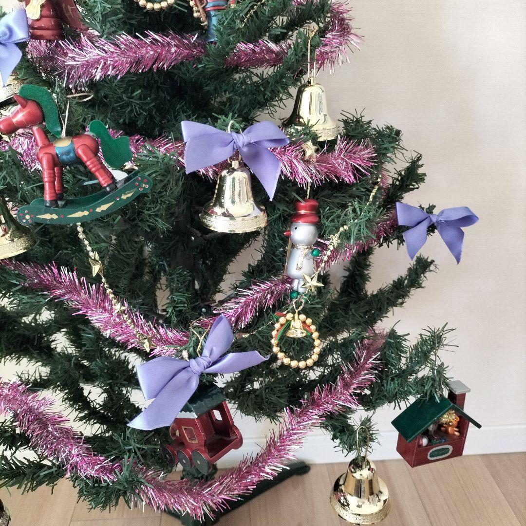 クリスマスツリー　120cm　リースのおまけつき