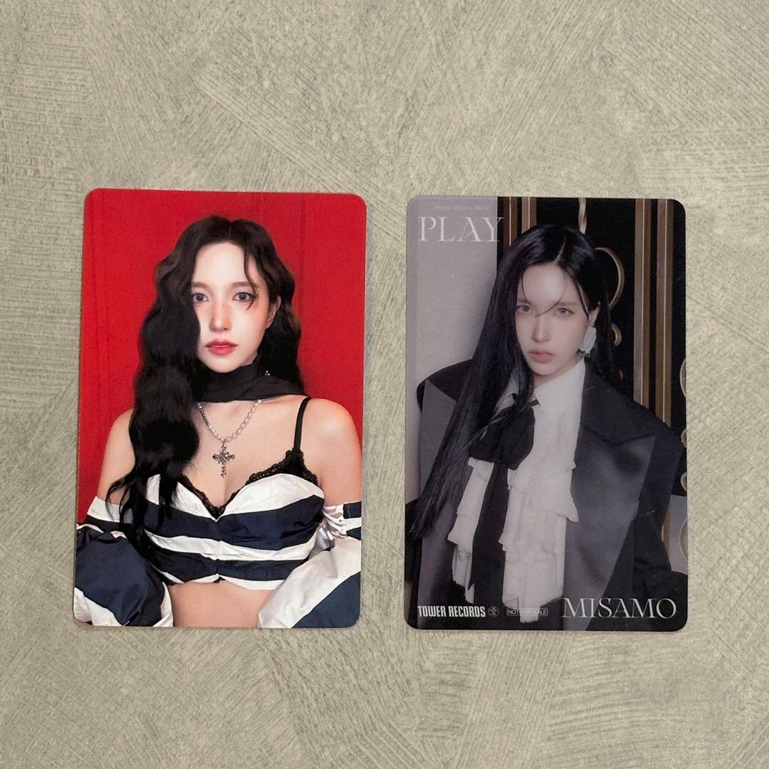 MISAMO “PLAY” 通常盤 ミナセット 店舗特典トレカ、キーホルダー付