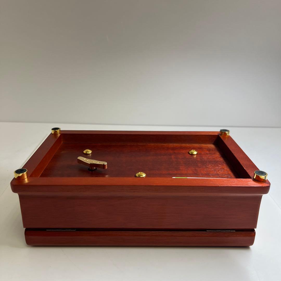 オルフェウス　シリンダー式オルゴール2曲50弁　共箱　東Y8-0123☆1F