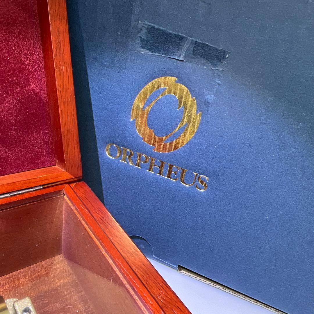 オルフェウス　シリンダー式オルゴール2曲50弁　共箱　東Y8-0123☆1F