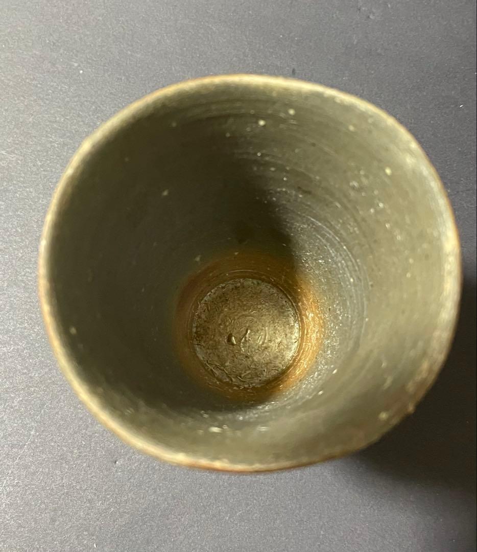 備前焼　鈴木常喜 作　酒器セット　ぐい呑・徳利・湯呑み・お猪口　銘あり