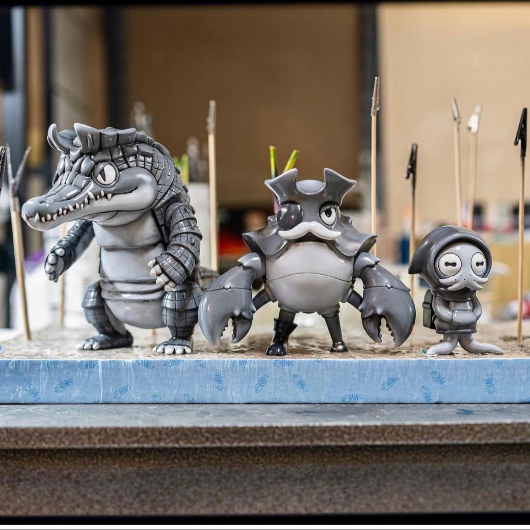 デザフェス　book studio ワニ　ソフビ