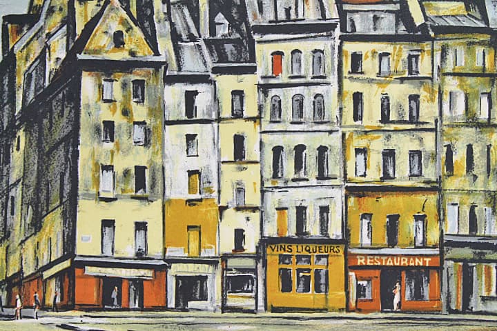 荻須高徳 【ボーブール】 リトグラフ - 版画オンライン ショップ 安い