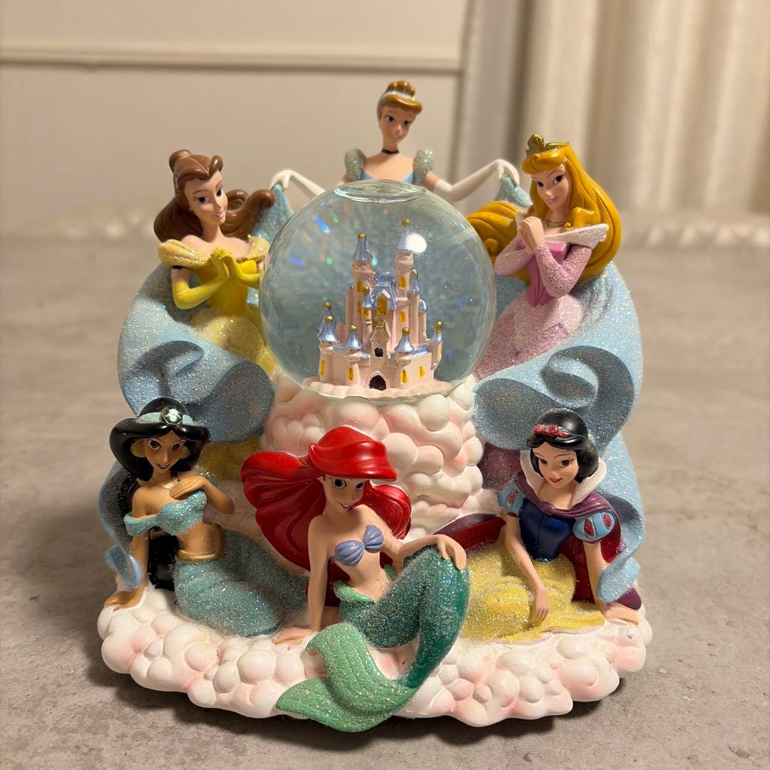 ディズニープリンセス オルゴール スノードーム ライト点灯 - メルカリ