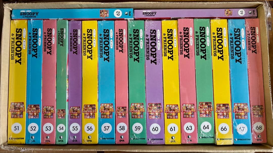 未開封　デアゴスティーニ つくってあつめる スヌーピー &フレンズ 32~68号