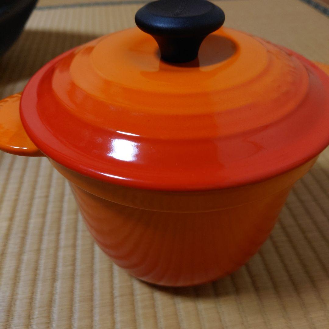 LE CREUSET ココットエブリィ18オレンジ - メルカリ