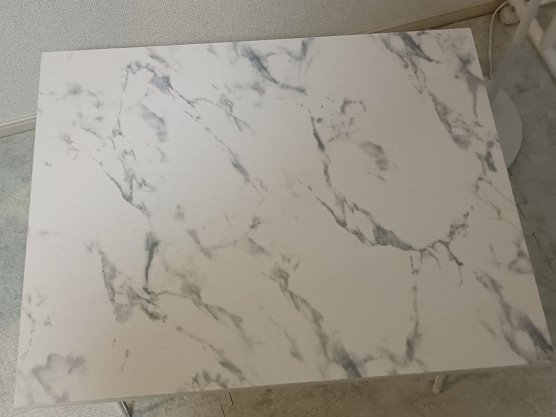 Francfranc フランフラン マーブル柄 ローテーブル