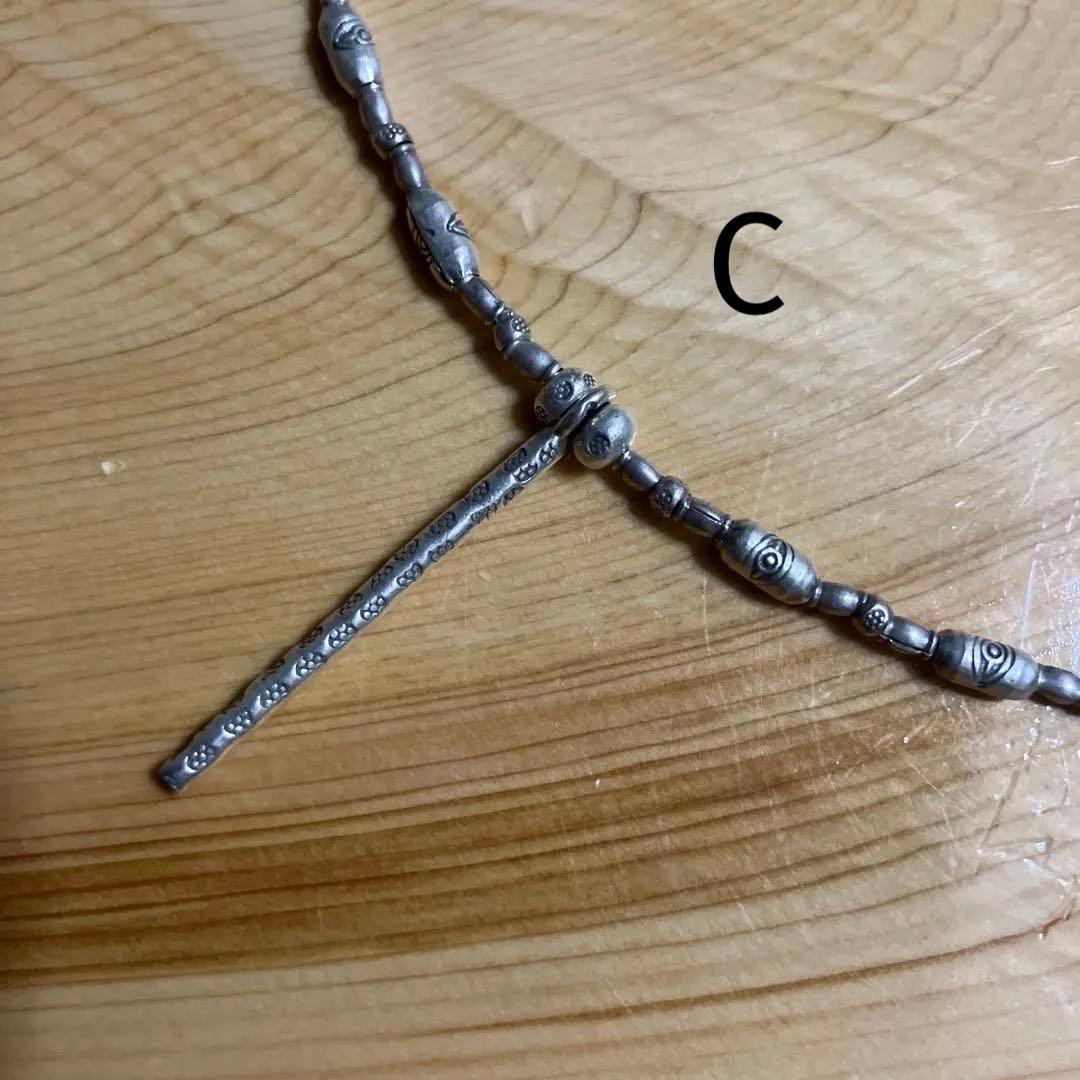 御専用　45cm＋5cmカレンシルバーネックレス