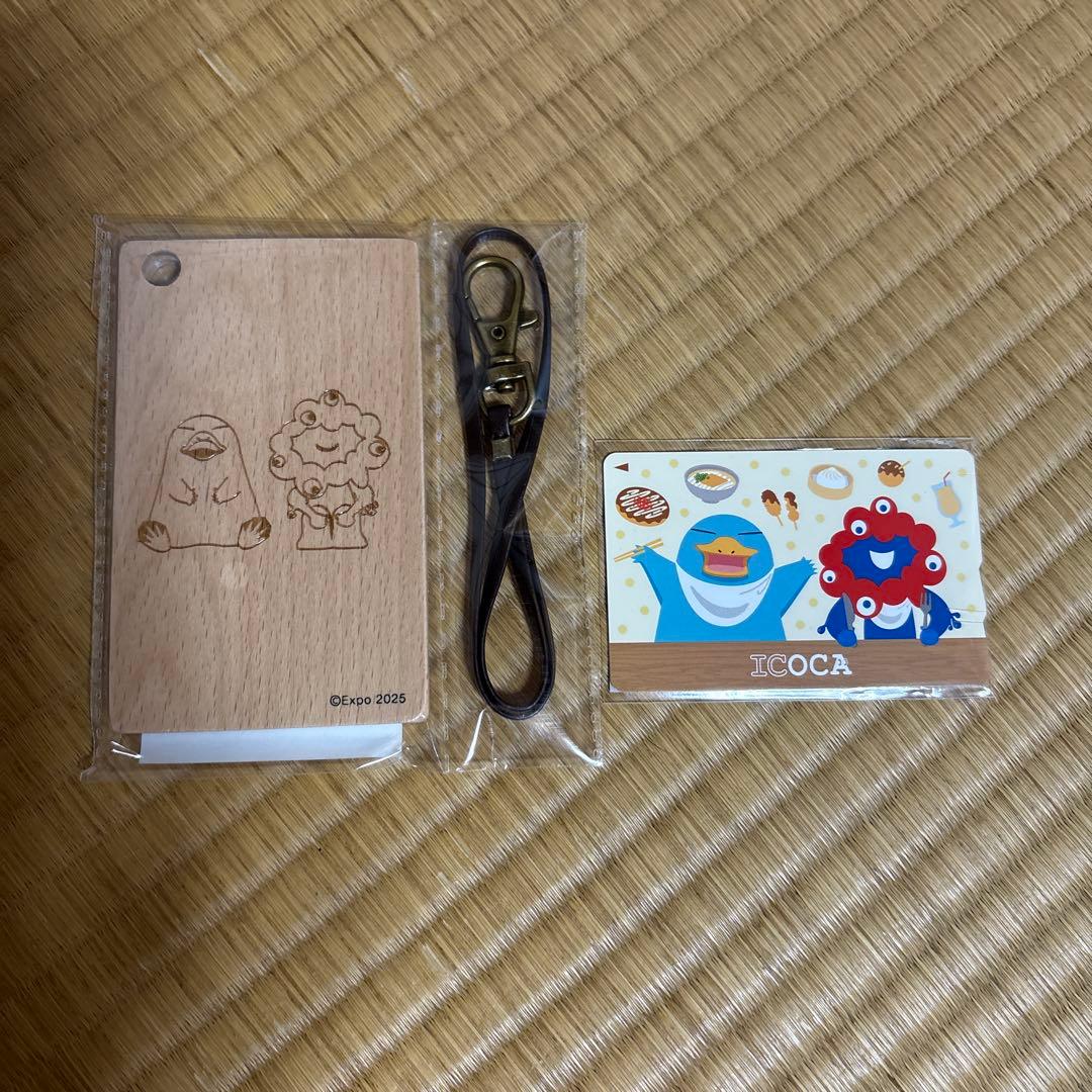万博限定 ICOCA 木製パスケースセット - メルカリ
