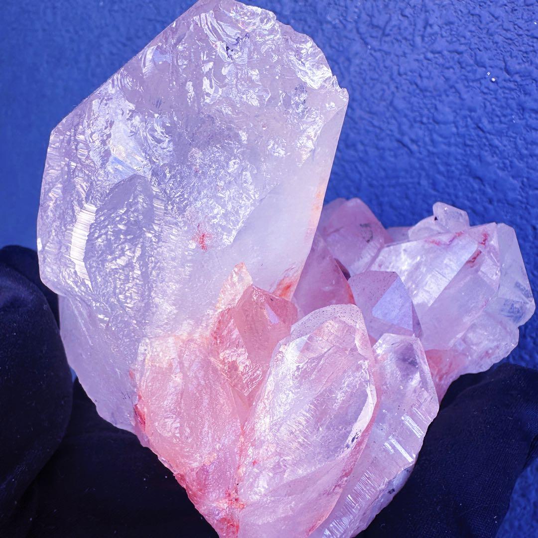 希少❗️超綺麗♡キラキラ☆超強いパワー ピンク ヒマラヤクラスター天然石A1432