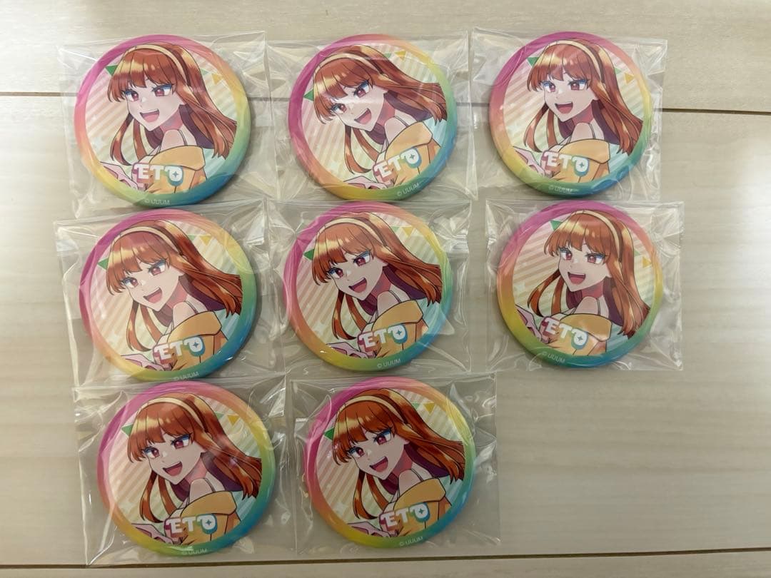 カラフルピーチ ぷぴぱ えと 缶バッチ - メルカリ