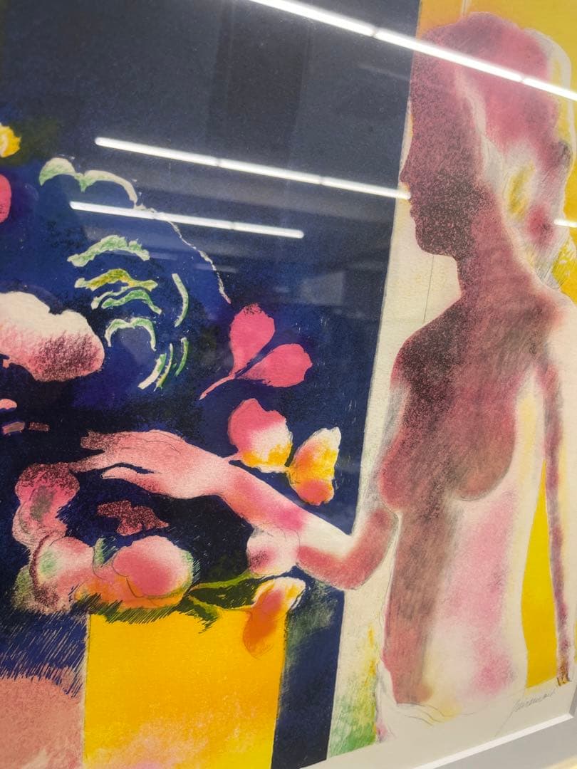 リトグラフ　ポール・ギヤマン　E.A 直筆サイン