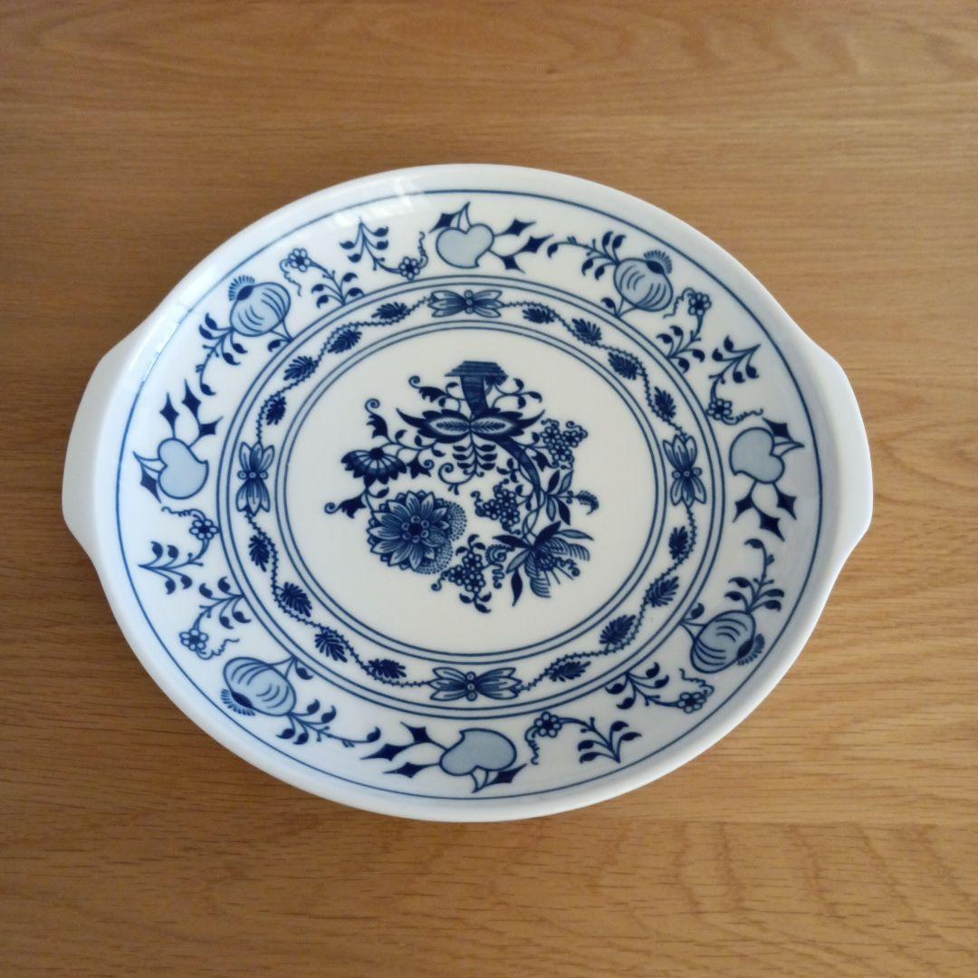 カールスバード ブルーオニオン ボヘミア陶器 砥部焼 お皿3枚セット